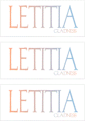 COMPATIBLE NAMES -- REWARD FOR DONATIONS: LETTER "L"