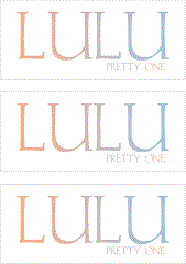 COMPATIBLE NAMES -- REWARD FOR DONATIONS: LETTER "L"