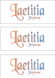 A REWARD FOR DONATIONS -- FIRST NAMES: FRENCH "L"