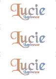 A REWARD FOR DONATIONS -- FIRST NAMES: FRENCH "L"