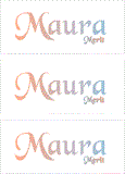 REWARD FOR DONATIONS -- FIRST NAMES: FEMALE "M"