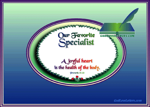 God's Loveletters Our Favorite Specialist