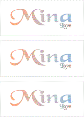 REWARD FOR DONATIONS -- FIRST NAMES: FEMALE "M"