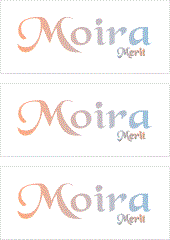 REWARD FOR DONATIONS -- FIRST NAMES: FEMALE "M"
