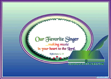 God's Loveletters Our Favorite Singer with Heart