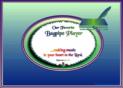 A GOD LOVE LETTER:  MUSIC TEACHER