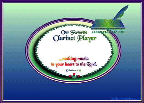 A GOD LOVE LETTER:  MUSIC TEACHER