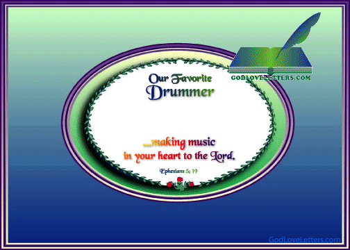 A GOD LOVE LETTER:  MUSIC TEACHER