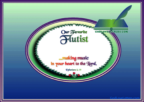 A GOD LOVE LETTER:  MUSIC TEACHER