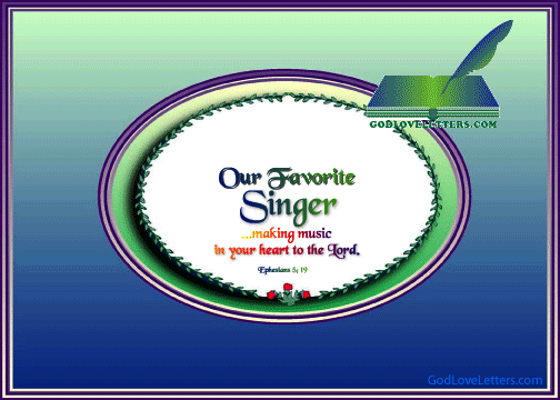 A GOD LOVE LETTER:  MUSIC TEACHER