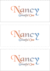 A REWARD FOR DONATIONS: FIRST NAME: LETTER "N"
