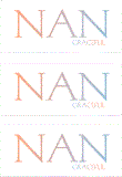 A REWARD FOR DONATIONS: FIRST NAME: LETTER "N"