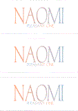 A REWARD FOR DONATIONS: FIRST NAME: LETTER "N"