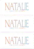 A REWARD FOR DONATIONS: FIRST NAME: LETTER "N"
