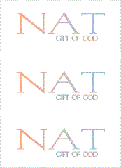 A REWARD FOR DONATIONS: FIRST NAME: LETTER "N"