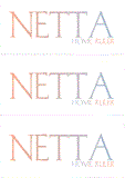 A REWARD FOR DONATIONS: FIRST NAME: LETTER "N"