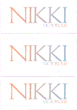 A REWARD FOR DONATIONS: FIRST NAME: LETTER "N"