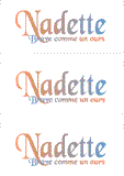 A REWARD FOR DONATIONS: FIRST NAME: FRENCH "N, O, P, Q"
