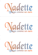 A REWARD FOR DONATIONS: FIRST NAME: FRENCH "N, O, P, Q"
