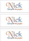 A REWARD FOR DONATIONS: FIRST NAME: FRENCH "N, O, P, Q"
