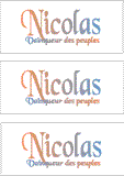 A REWARD FOR DONATIONS: FIRST NAME: FRENCH "N, O, P, Q"