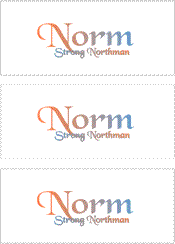 A REWARD FOR DONATIONS: FIRST NAME: LETTER "N"