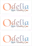 A REWARD FOR DONATIONS -- FIRST NAMES: LETTERS  "O, P, Q"