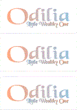A REWARD FOR DONATIONS -- FIRST NAMES: LETTERS  "O, P, Q"