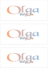 A REWARD FOR DONATIONS -- FIRST NAMES: LETTERS  "O, P, Q"