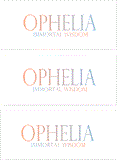 A REWARD FOR DONATIONS -- FIRST NAMES: LETTERS  "O, P, Q"