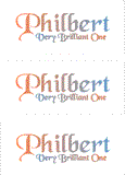 A REWARD FOR DONATIONS -- FIRST NAMES: LETTERS  "O, P, Q"