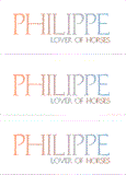 A REWARD FOR DONATIONS -- FIRST NAMES: LETTERS  "O, P, Q"
