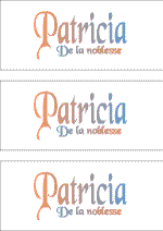 A REWARD FOR DONATIONS: FIRST NAME: FRENCH "N, O, P, Q"