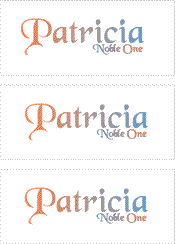 A REWARD FOR DONATIONS -- FIRST NAMES: LETTERS  "O, P, Q"