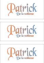 A REWARD FOR DONATIONS: FIRST NAME: FRENCH "N, O, P, Q"