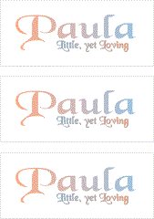 COMPATIBLE NAMES -- REWARD FOR DONATIONS: FEMALE "P"
