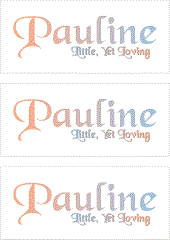 COMPATIBLE NAMES -- REWARD FOR DONATIONS: FEMALE "P"
