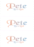 A REWARD FOR DONATIONS -- FIRST NAMES: LETTERS  "O, P, Q"