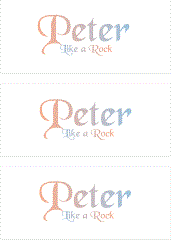 A REWARD FOR DONATIONS -- FIRST NAMES: LETTERS  "O, P, Q"