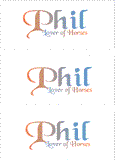 A REWARD FOR DONATIONS -- FIRST NAMES: LETTERS  "O, P, Q"