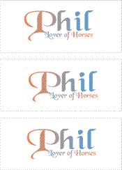 A REWARD FOR DONATIONS -- FIRST NAMES: LETTERS  "O, P, Q"