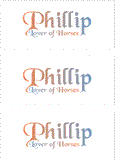 A REWARD FOR DONATIONS -- FIRST NAMES: LETTERS  "O, P, Q"