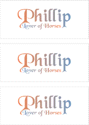 A REWARD FOR DONATIONS -- FIRST NAMES: LETTERS  "O, P, Q"