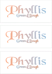 COMPATIBLE NAMES -- REWARD FOR DONATIONS: FEMALE "P"