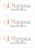 COMPATIBLE NAMES -- REWARD FOR DONATIONS: FEMALE "P"