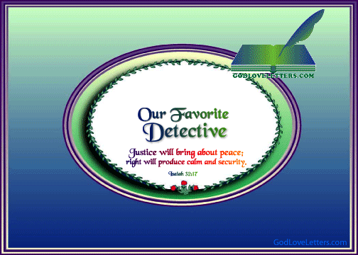 God's Loveletters Our Favorite Detective