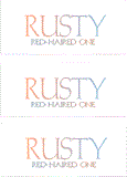 COMPATIBLE NAMES -- REWARD FOR DONATIONS: MALE "R"