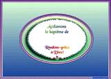 A RELIGIEUX BAPTEME
