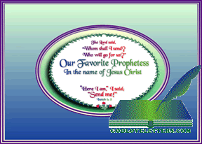 God's Loveletters  Our Favorite Prophetess