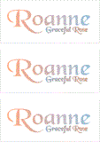 A REWARD FOR DONATIONS: FIRST NAME: FEMALE "R"